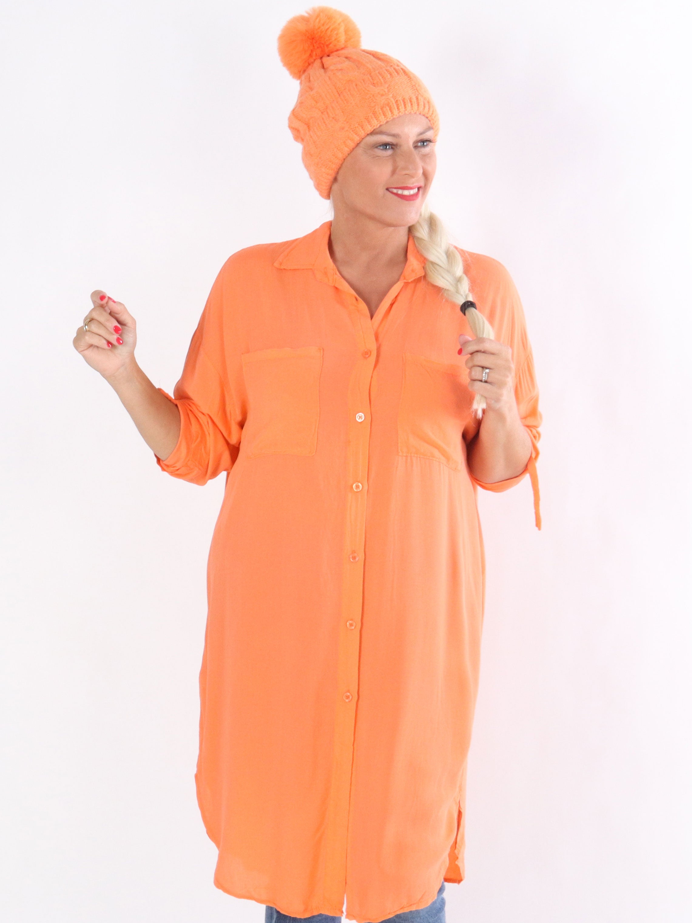 Franci - Simpel lang skjorte